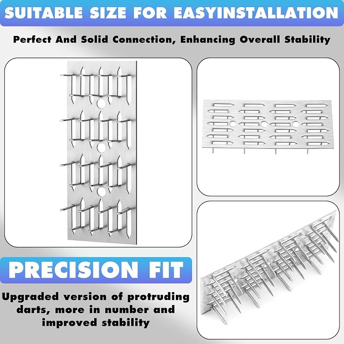 50 Pcs Blulu Impaling Clips Acoustic Panels, Drywall Repair Impaler Push-on - Image 4