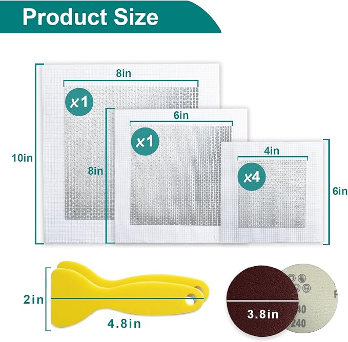 WYIRONG 10 Pack Drywall Repair Kit - Image 2