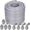1 Inch 100 FT Non Metallic Liquid-Tight Conduit and Connector Kit by Feotech