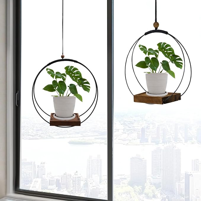 hismocal Hanging Planter for Indoor Plants, Plant Hanger - Image 6