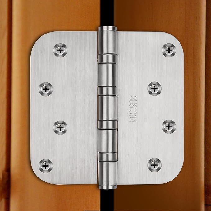 304 Stainless Steel Door Hinges 4 Inch Heavy Duty Ball Bearing Interior & - Image 6