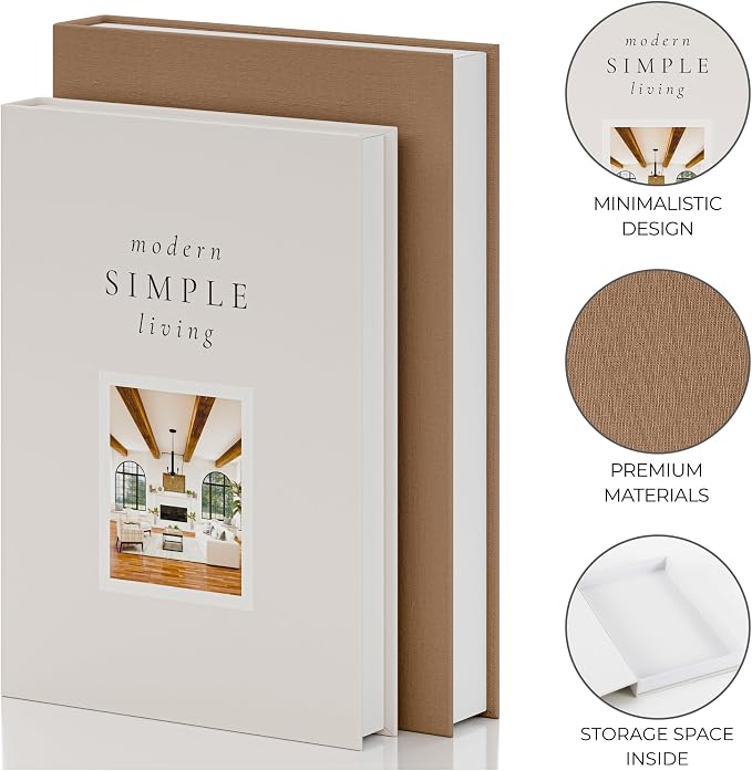 Beautiful Decorative Books Set of 2 Boxes - Image 6