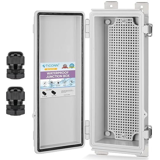 TICONN Outdoor Electrical Box Waterproof, ABS IP67 Junction Box Enclosure | by TICONN