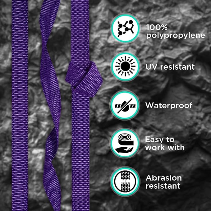 Webbing Strap, 3/4" to 2", 10-50 Yds, EDC gear, backpack repair and pet dog - Image 3