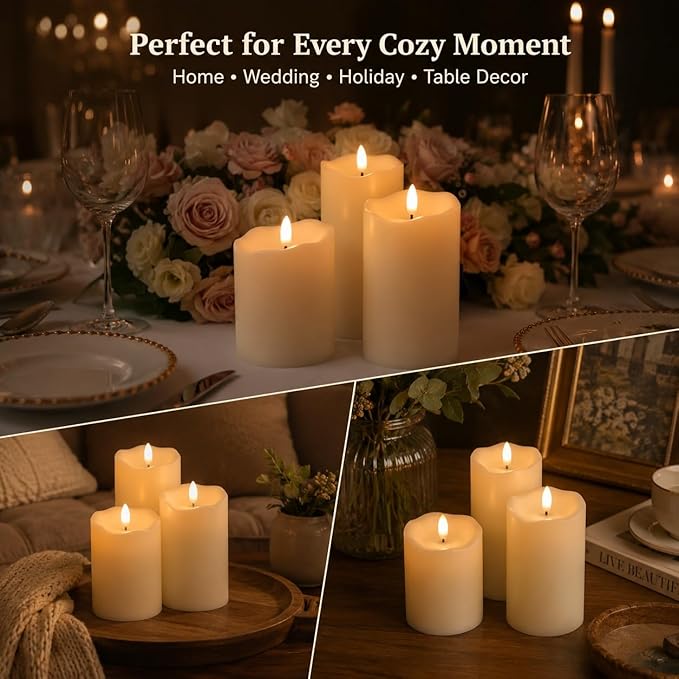ANGELLOONG Flickering Flameless Candles - Image 6