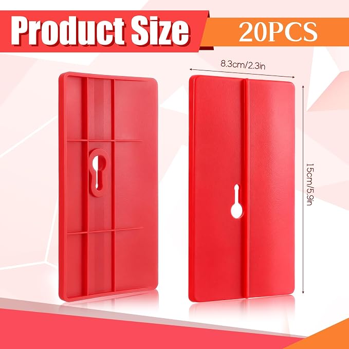 20 Pcs Drywall Fitting Tool Support the Plaster Board in Place While Installing - Image 2