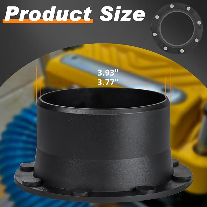 4 Inch Magnetic Dust Collection Connector w/ 4 Inch Dust Control Flex Cuff | 4" - Image 2
