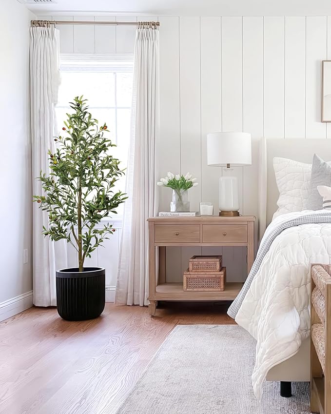 5FT Artificial Olive Tree Indoor Tall Faux - Image 7