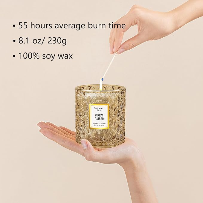 Chloefu LAN Amber Candles, Luxury Candle - Image 2