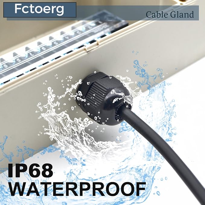 Waterproof Cable Glands, Nylon PA66, tight waterproof sealing - Image 4