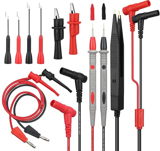 SWANLAKE 11-Piece Multimeter Test Leads Set, CAT III 1000V 20A Multimeter Probes by SWANLAKETOOLS