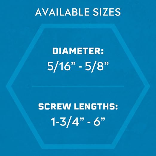 Tapcon+ 1/2 x 4 Inch Heavy-Duty Hex Head Concrete Anchors, Corrosion Resistant - Image 7