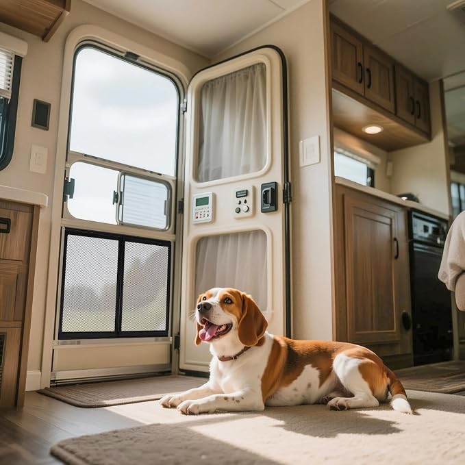 VEVOR RV Screen Door Protector, 22.5 x 20 inch Door Grille, Reinforced - Image 8