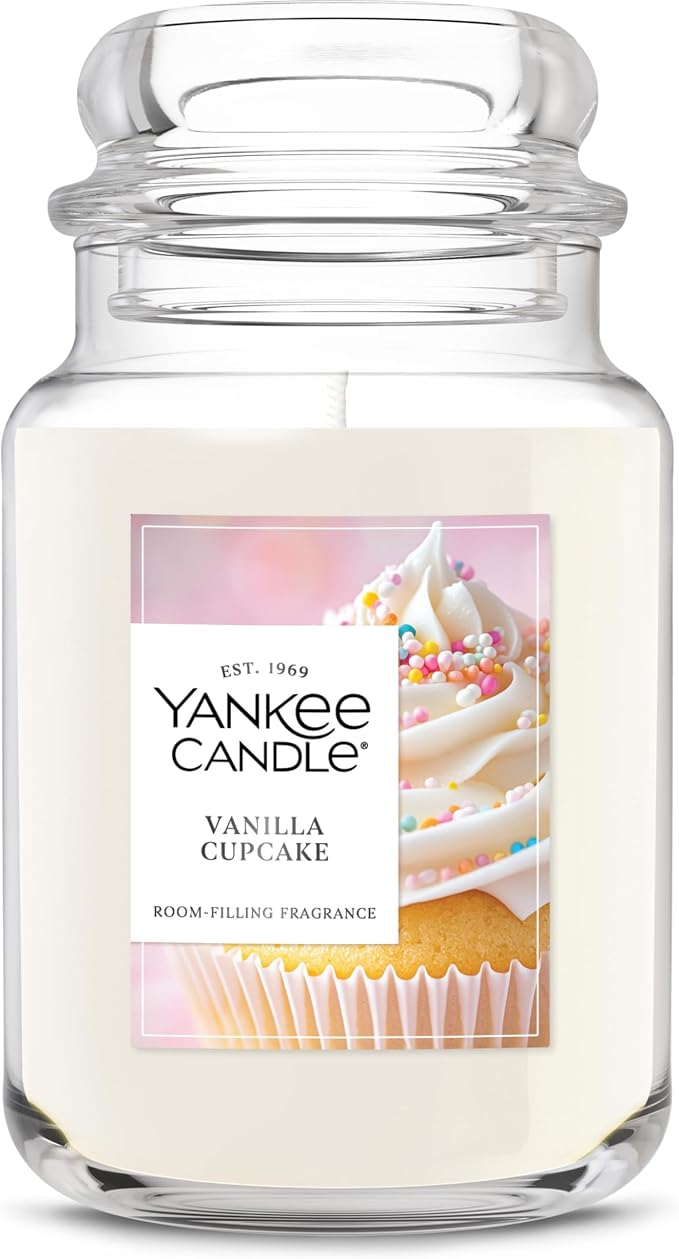 Yankee Candle Vanilla Cupcake Scented Candle, 22oz Large Jar, Giftable by Unknown
