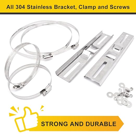 Pole Mounting Kits for Junction Box, Stainless Steel Pole Mount Bracket - Image 5
