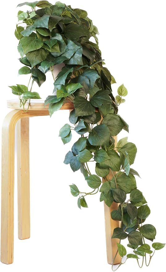 Retrograde 32" Fake Plant Silk Faux Pothos Ivy Plant Indoor | Removable Pot by Retrograde