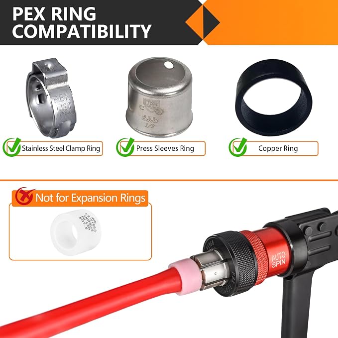 10PC HeSun 1/2" PEX Crimp X 1/2" PB Polybutylene Transition Coupling | Brass - Image 6