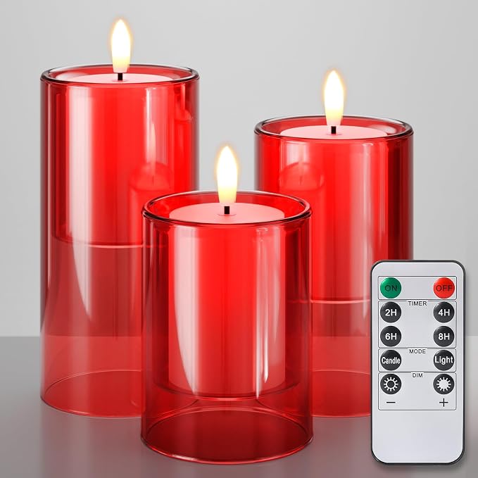 NURADA Flameless Candles with Remote Timer by NURADA