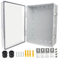 Electrical Junction Box, IP67 Waterproof Outdoor Box ABS Plastic Enclosure by Qukipet