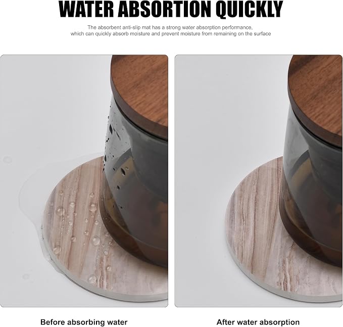 6Pcs Absorbent Coasters Set - Image 5