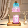 Purple Candle Warmer Lamp with Timer Dimmer Adjustable Height, Electric Wax by seenlast