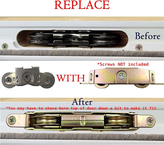 Sliding Patio Door Roller Assembly - Image 3