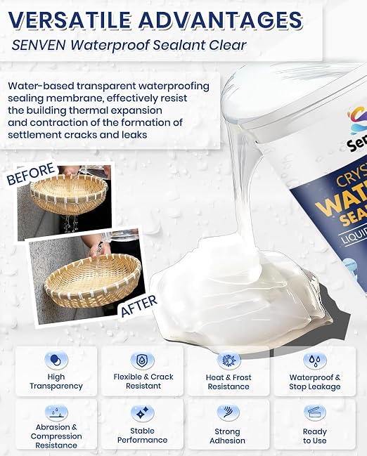 Transparent Waterproof Sealant Waterproof Coating 16oz Invisible Waterproofs - Image 3