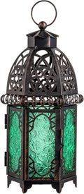 NEEDOMO Hanging Moroccan Lantern, 12.8'' Vintage Candle Holder, Metal Lanterns by NEEDOMO-LightUpYourSpace