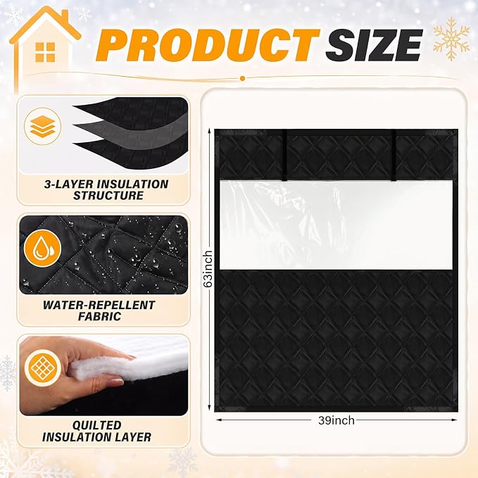 Beeveer Visible Thermal Window Attic Insulation Kit, Oxford Cotton | Reusable - Image 2