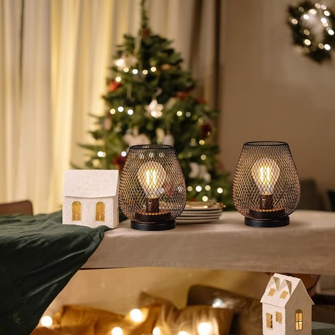 Set of 2 Rechargeable Lamp LED Table Lantern, Events - Image 8