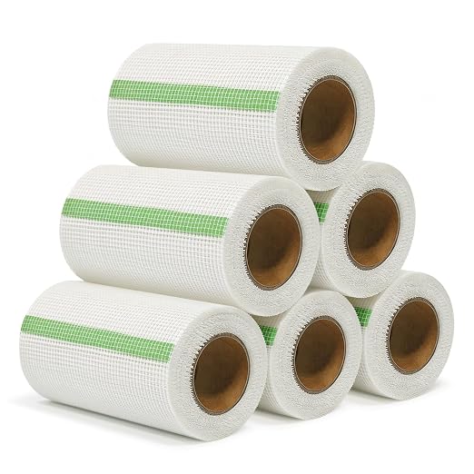 QILIMA Drywall Joint Tape 6 Inch x 75 Feet- Self-Adhesive Mesh Tape by QILIMA