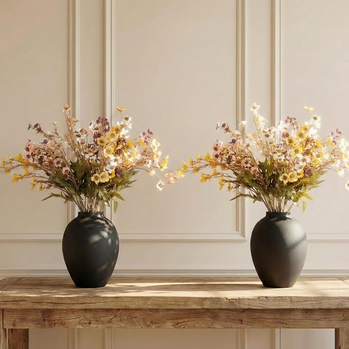 Black Vase for Home Decor - Image 3