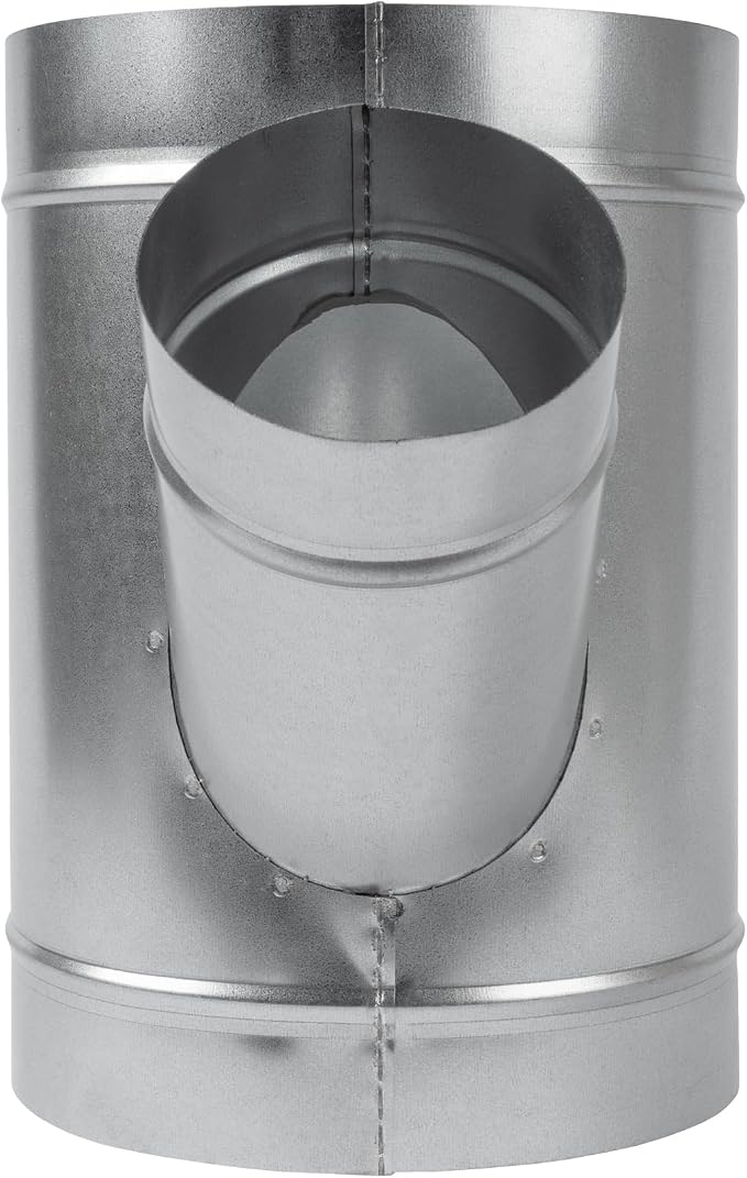 45° Degree Ø8 x 8 x 4 Inch Wye-Shape Duct Splitter - Image 4