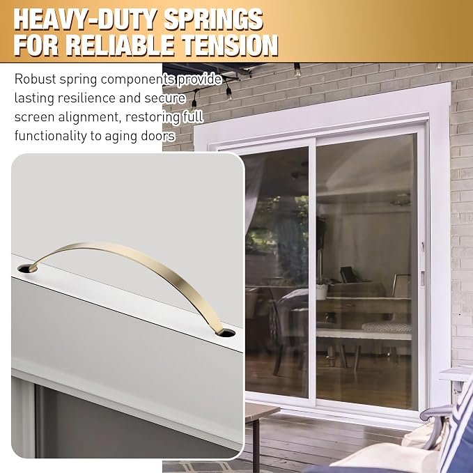 2 Pack Sliding Screen Door Rollers Compatible - Image 5