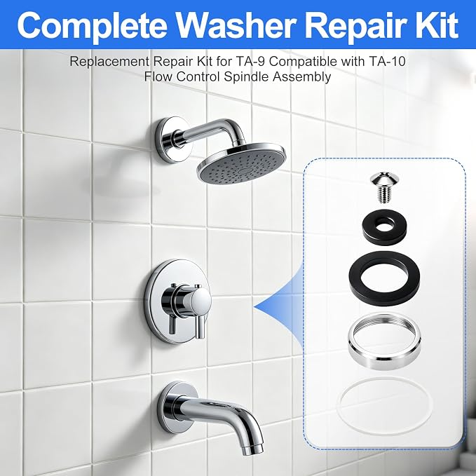 2 Pack TA-9 Washer Repair Kit, Compatible - Image 3