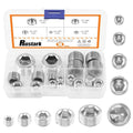 18 Pcs 304 Stainless Steel Pipe Plugs Assortment Set by Rustark