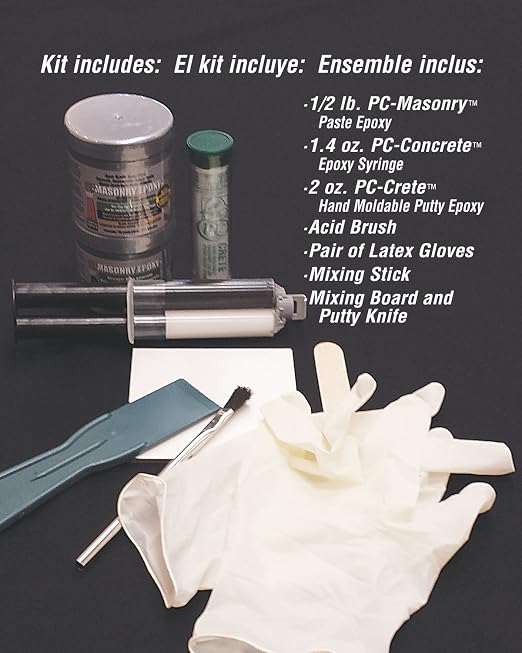 PC Products Concrete and Masonry Repair Kit, PC-Concrete, PC-Masonry 80719 - Image 2