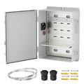 Joinfworld Outdoor Electrical Box 18.1x12.6x6.4 White Waterproof | ABS by Joinfworld