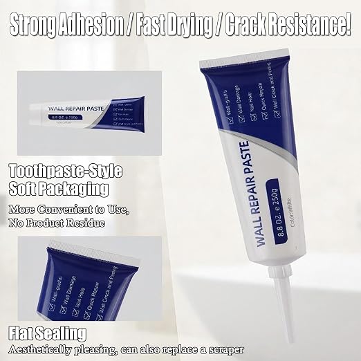 Practical and Versatile Wall Mending Tool Kit Including Sanding Sponge - Image 4