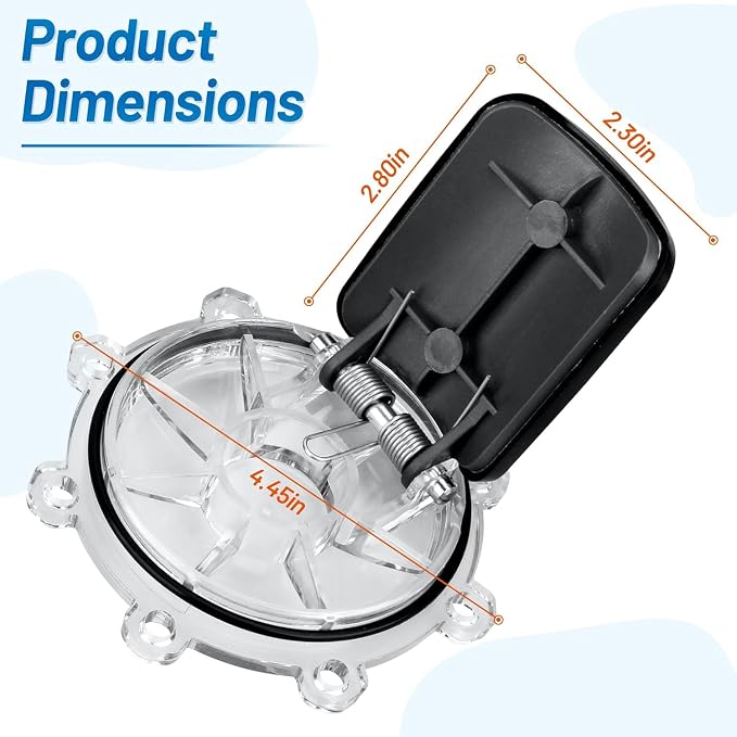 ATIE Upgraded Pool Check Valve Rebuild Kit Compatible - Image 2