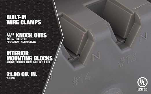 Southwire MSBMMT1G 1 Gang Multi Mount Device Box - Image 5