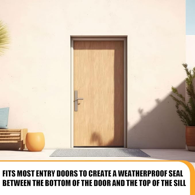 Pushglossy 8 Pcs Door Bottom Seal - Image 6