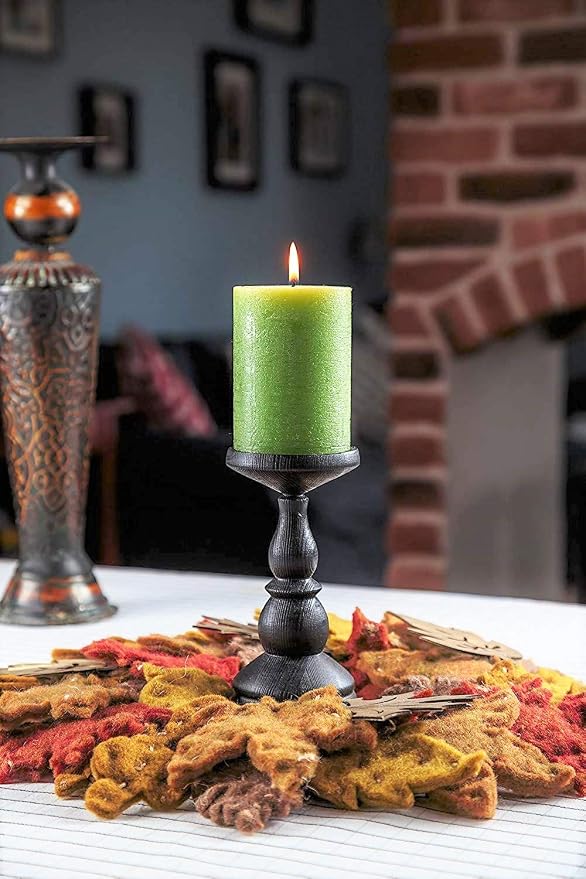 Set of 3 Pillar Candles 3" x 4" Unscented Handpoured Weddings, Home Decoration - Image 4
