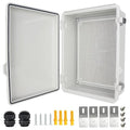 Electrical Junction Box, IP67 Waterproof Outdoor Box ABS Plastic Enclosure by Qukipet