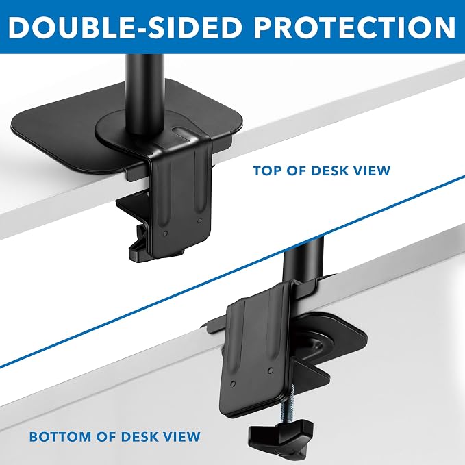 Mount-It! Monitor Mount Reinforcement Plate, Steel Desk Protector - Image 5