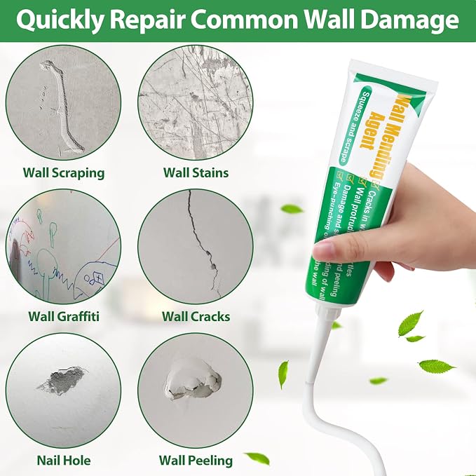 Drywall Repair Kit, Ranekie Drywall Hole Patch Kit Spackle Putty Wall Repair - Image 3