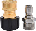 Pressure Washer Adapter Set, M22 to 3/8'' inch Quick Connect Kit by XiangXu