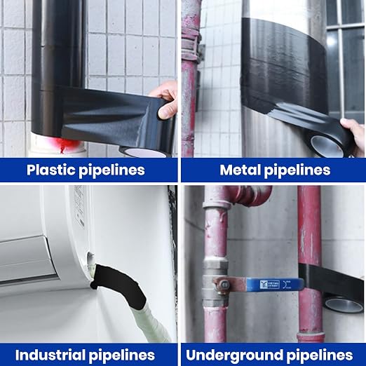 ADHES Corrosion Protection Pipe Tape | PVC Weatherproof Wrap Duct Tape - Image 2
