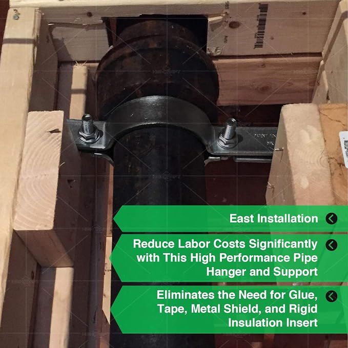 Highcraft DMST-QM212 Riser Clamp; Vertical Pipe Hanger - Image 5
