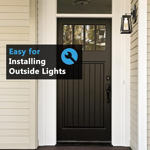 Siding Mounting Kit, Siding Mount Block, Outdoor Light Mounting Block - Image 7